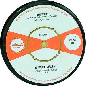 KIM FOWLEY The Trip / Beautiful People (Island Records – WI-278) UK 1966 45 (Psychedelic Rock, Garage Rock, Beat) KIM FOWLEY The Trip / Beautiful People (Island Records – WI-278) UK 1966 45 (Psychedelic Rock, Garage Rock, Beat)